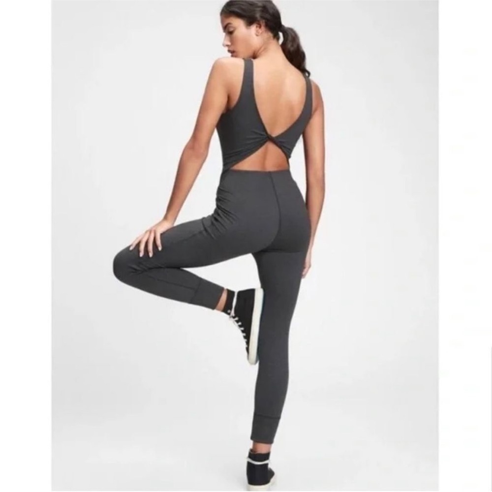 GapFit Brushed Tech Jersey Jumpsuit